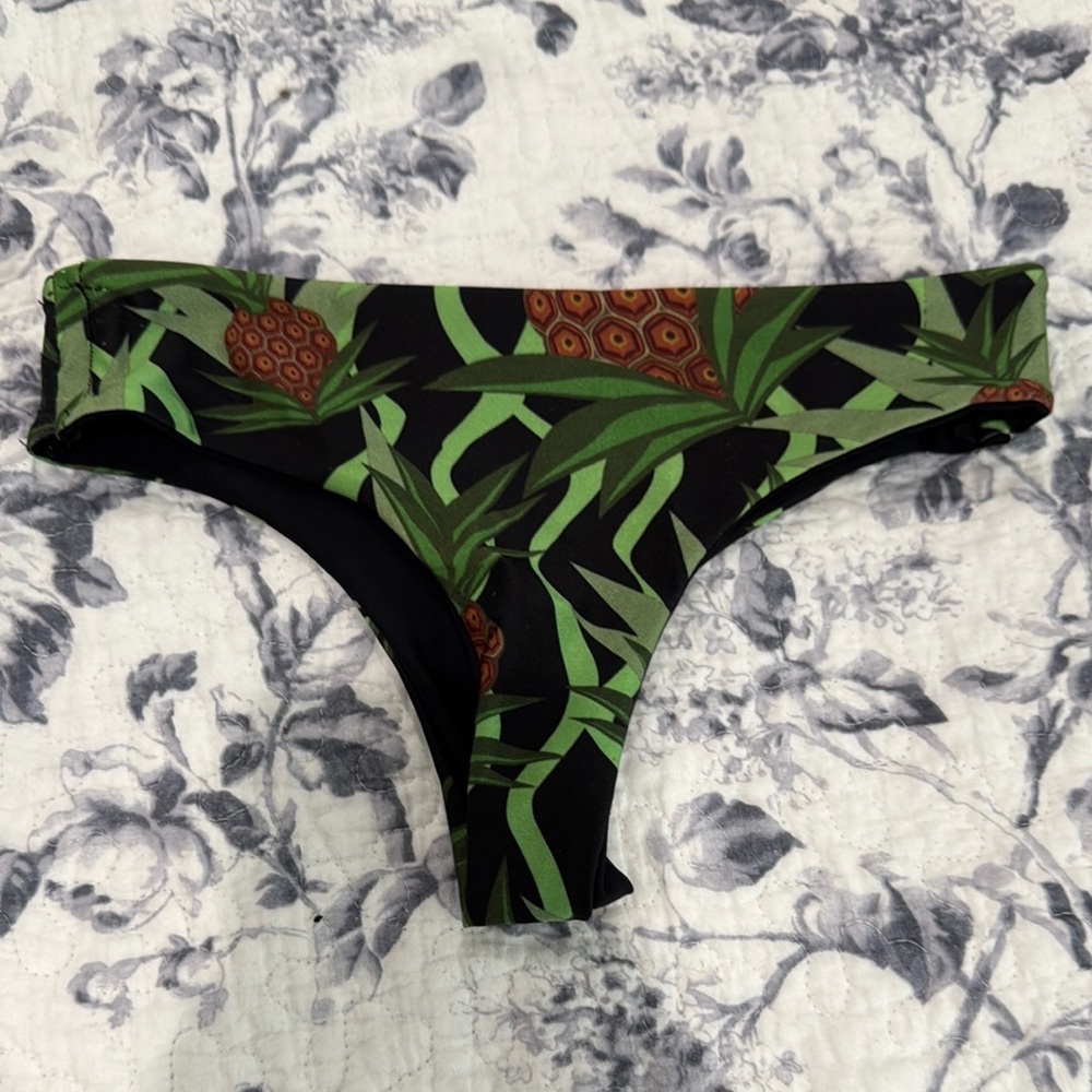 Tropical Print Bikini Bottom